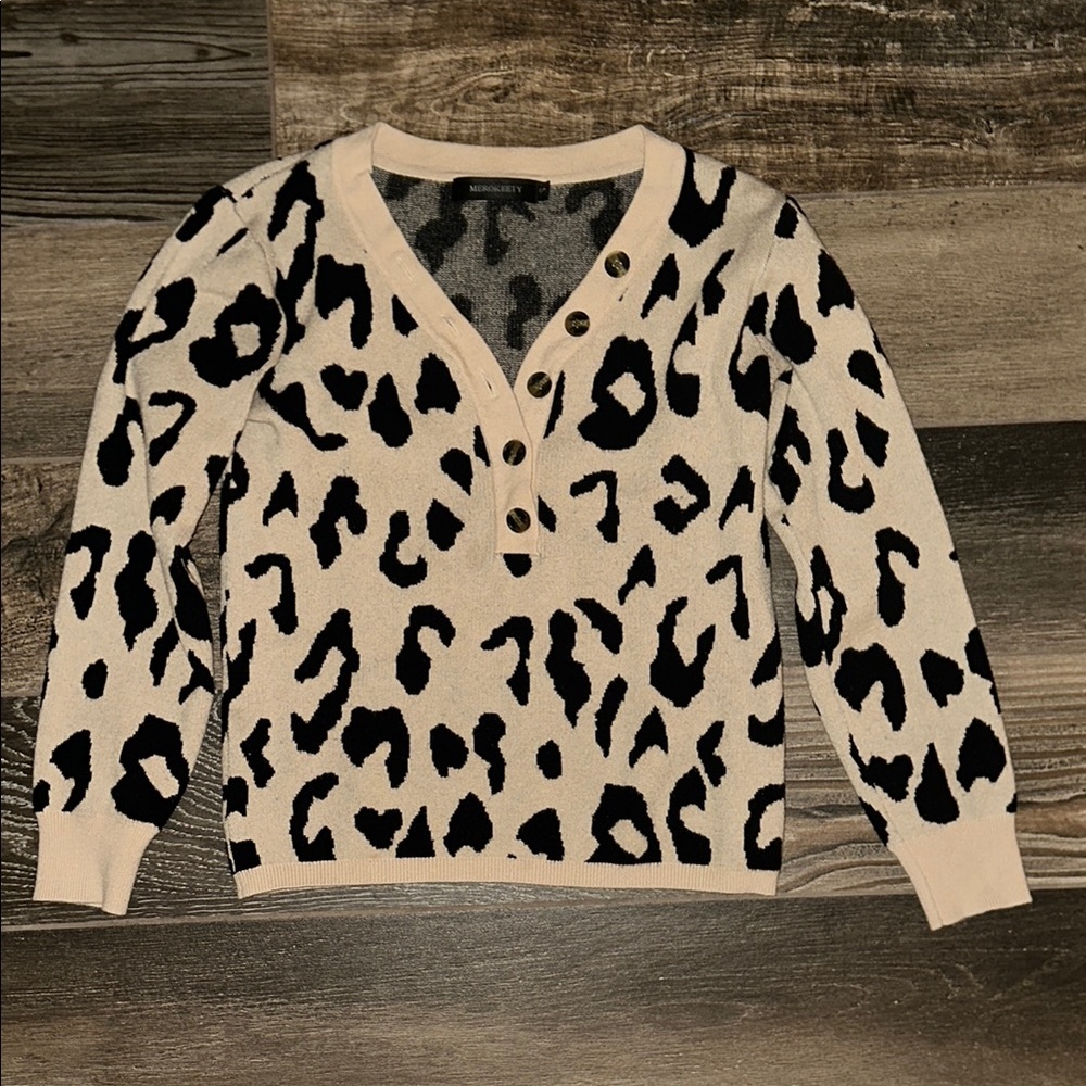 Meerokeety Sweater - Print comfy and great quality snug fitting